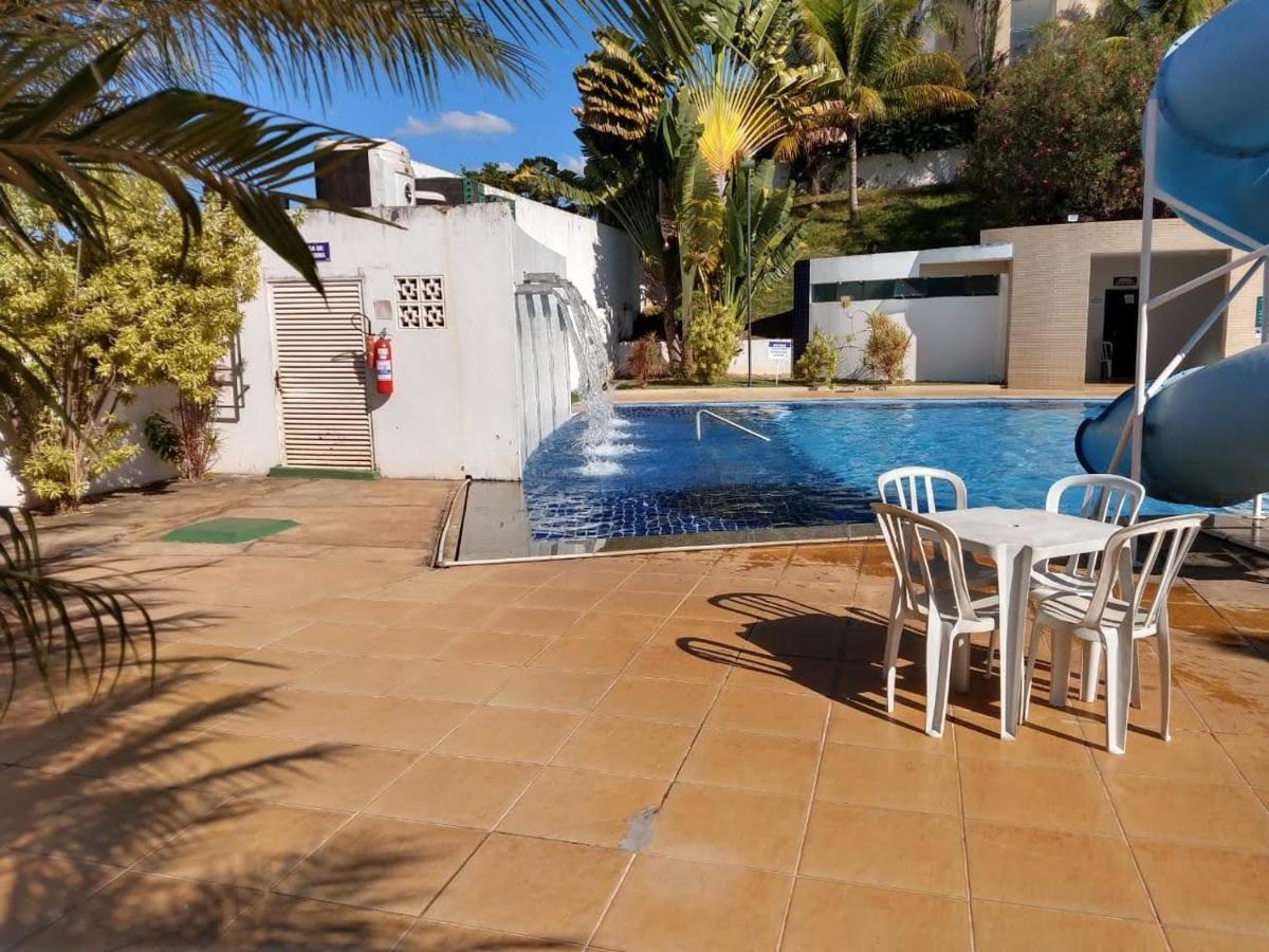 Enseada Nautico Apart Flat I Vista Para O Lago Corumba Caldas Novas Εξωτερικό φωτογραφία