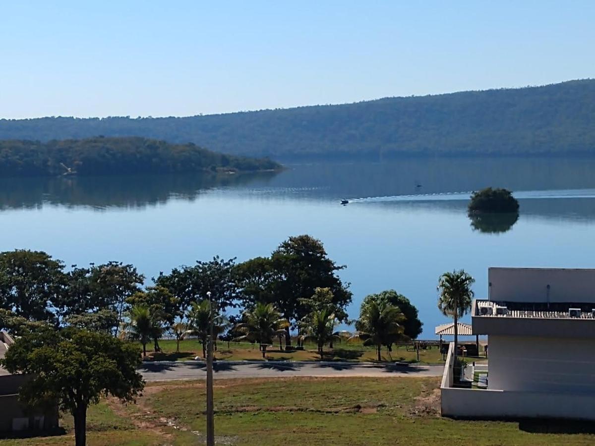 Enseada Nautico Apart Flat I Vista Para O Lago Corumba Caldas Novas Εξωτερικό φωτογραφία