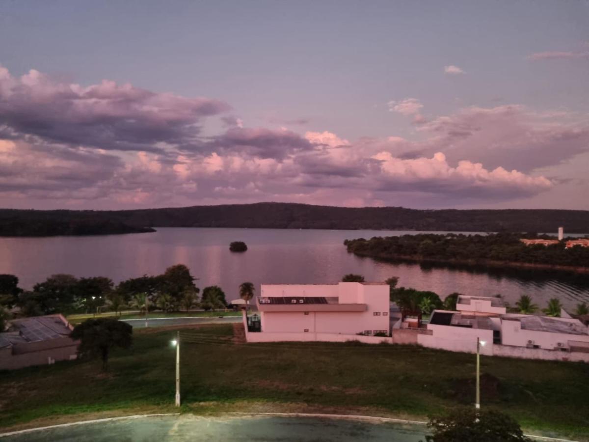 Enseada Nautico Apart Flat I Vista Para O Lago Corumba Caldas Novas Εξωτερικό φωτογραφία